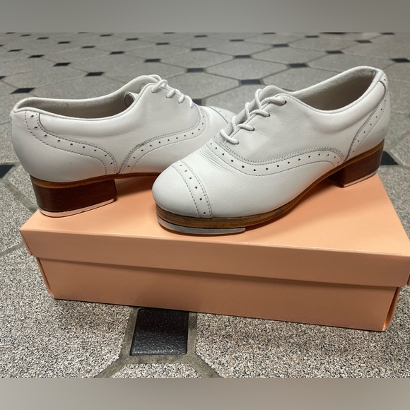 New Jason Samuels White Tap Shoe 4.5 - Picture 3 of 4